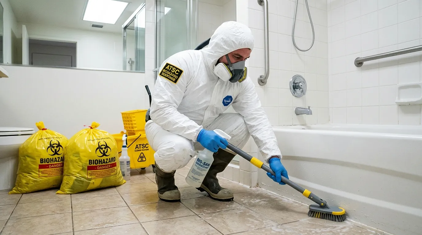 Decontamination equipment deployed for Blood Cleanup in Nederland